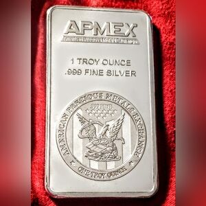 APMEX 1 Troy Ounce Silver Bar